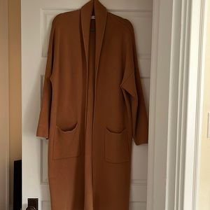 Mango Oversized Knitted Coat with Pockets